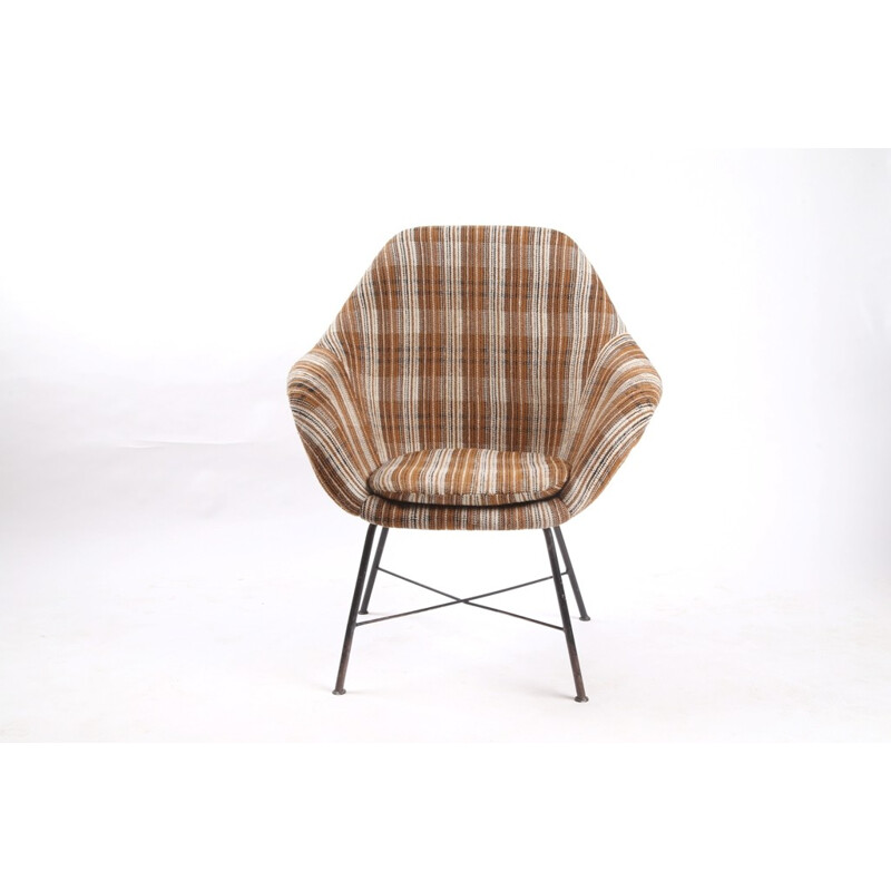 Sillón vintage de fibra de vidrio - 1960