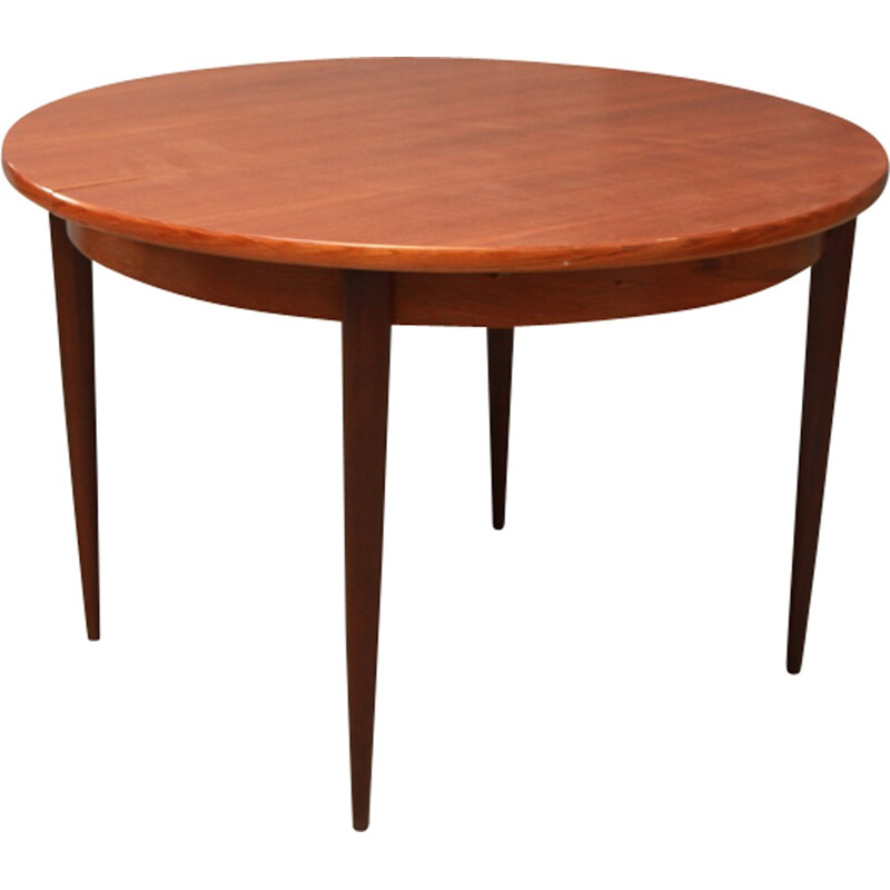 Round Vintage Scandinavian Table - 1960s