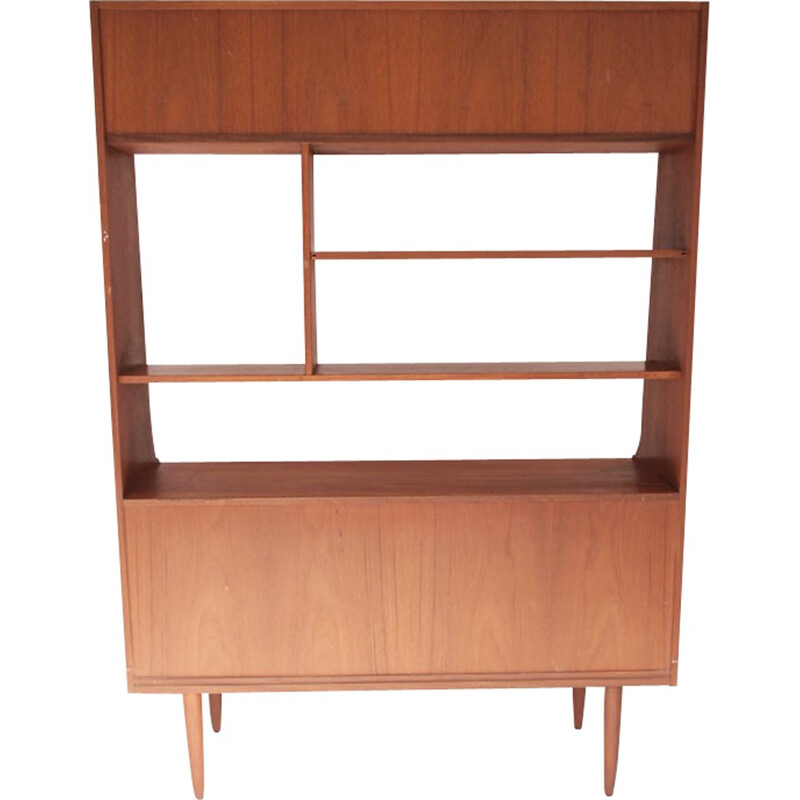 Vintage "room divider" bookcase shelf - 1970s