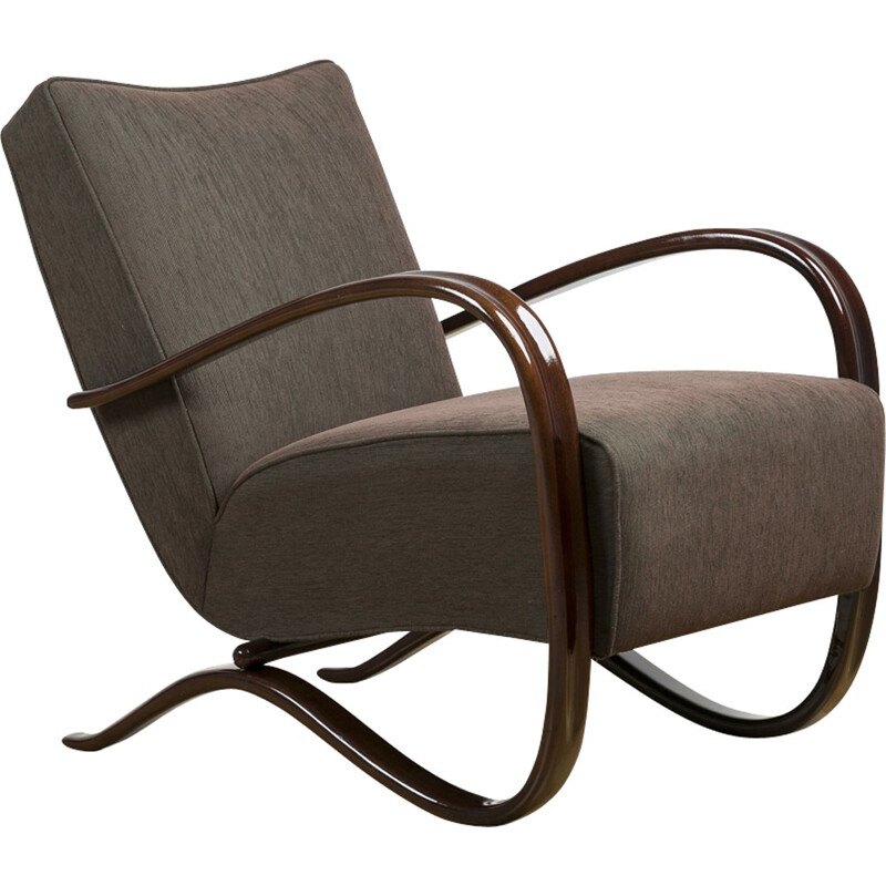 Vintage H-269 loungechair by Jindrich Halabala - 1930s