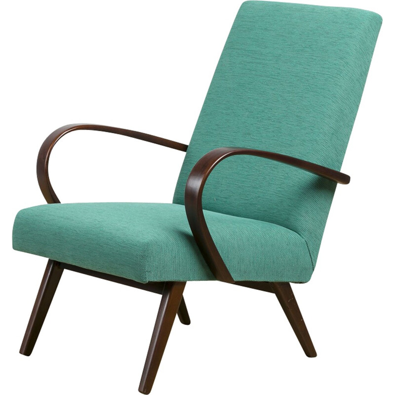 Vintage type 53 armchair by Jaroslav Smídek for TON - 1950s