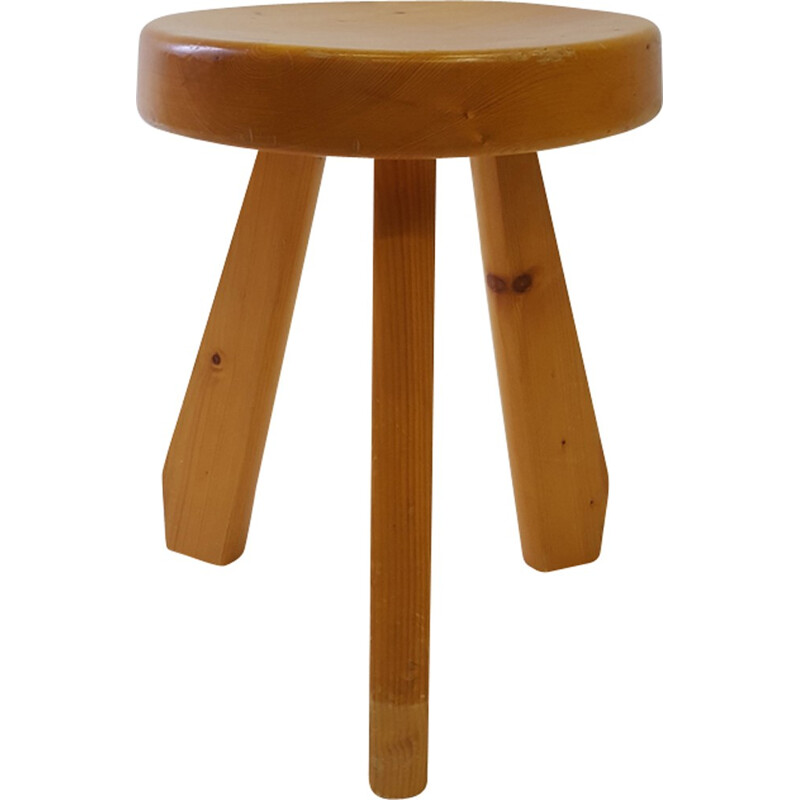 Vintage stool "Sandoz" by Charlotte Perriand - 1960s