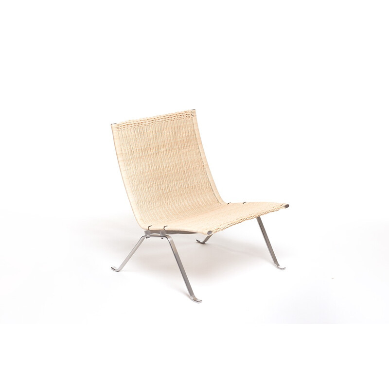Vintage PK22 easy chair by Poul Kjaerholm for E. Kold Christensen - 1950s