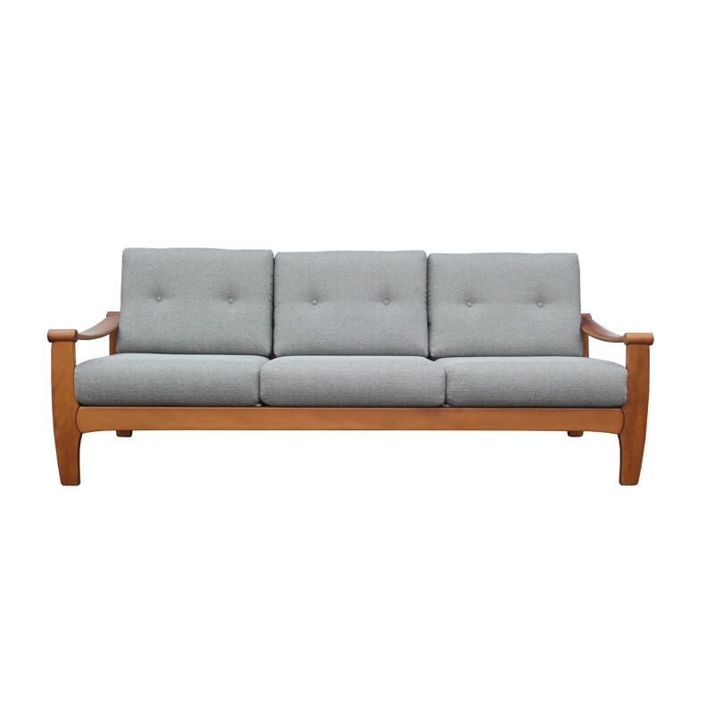 Mid-century 3-seater sofa grey - 1960s