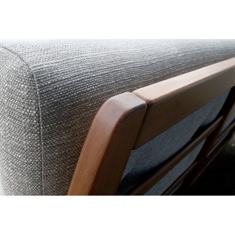 Mid-century 3-seater sofa grey - 1960s