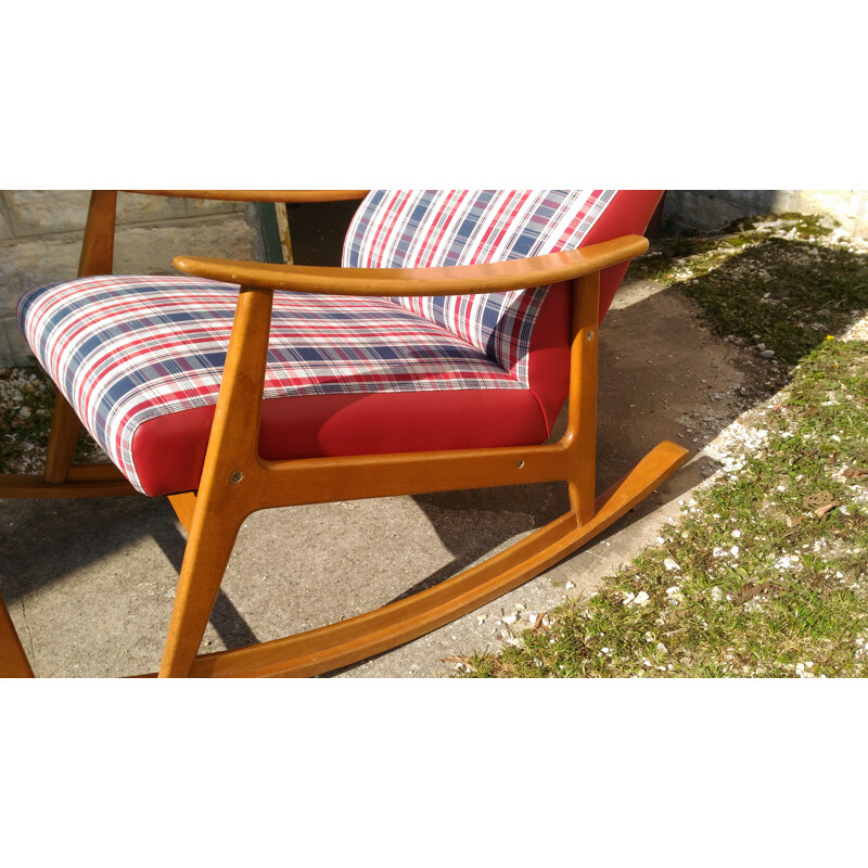 Mid-century Scandinavian rocking chair - 1960s