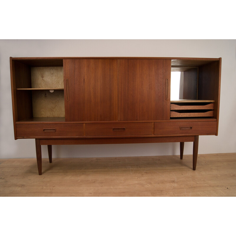 Buffet danois vintage en placage de teck - 1960