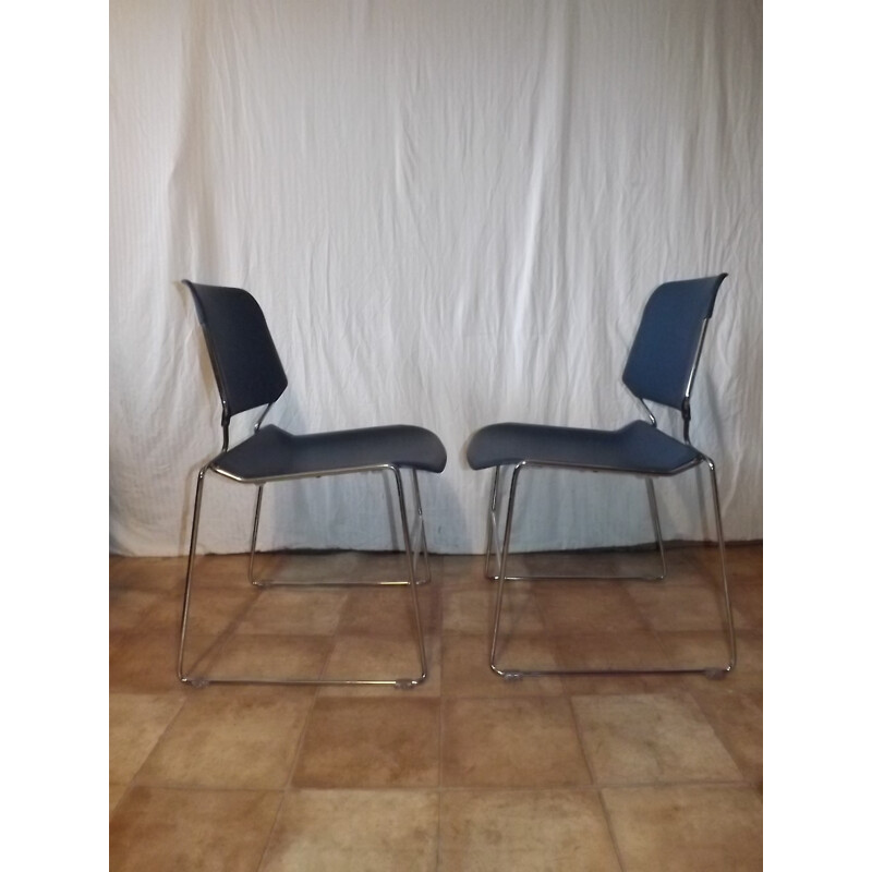 Paire de chaises "eurosit" vintage par Matrix Krueger - 1980