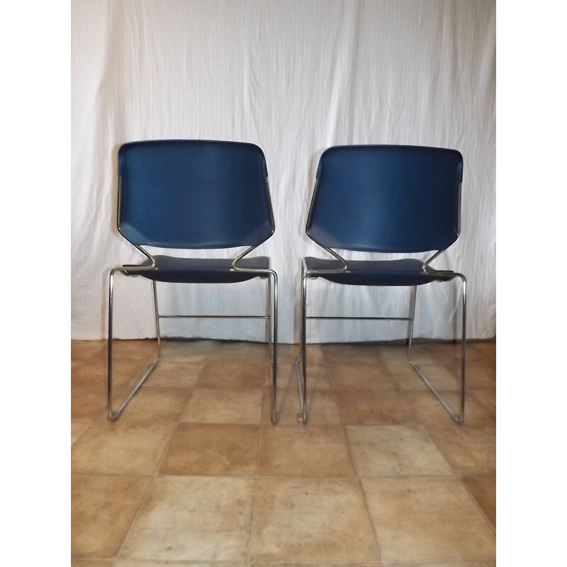 Paire de chaises "eurosit" vintage par Matrix Krueger - 1980