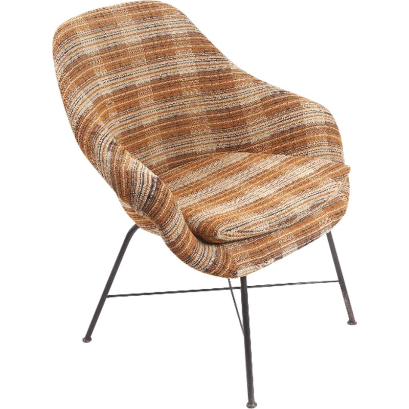 Sillón vintage de fibra de vidrio - 1960