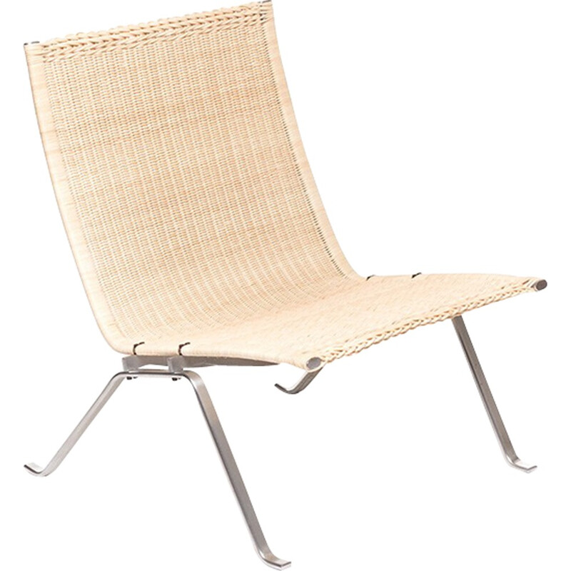 Vintage PK22 easy chair by Poul Kjaerholm for E. Kold Christensen - 1950s