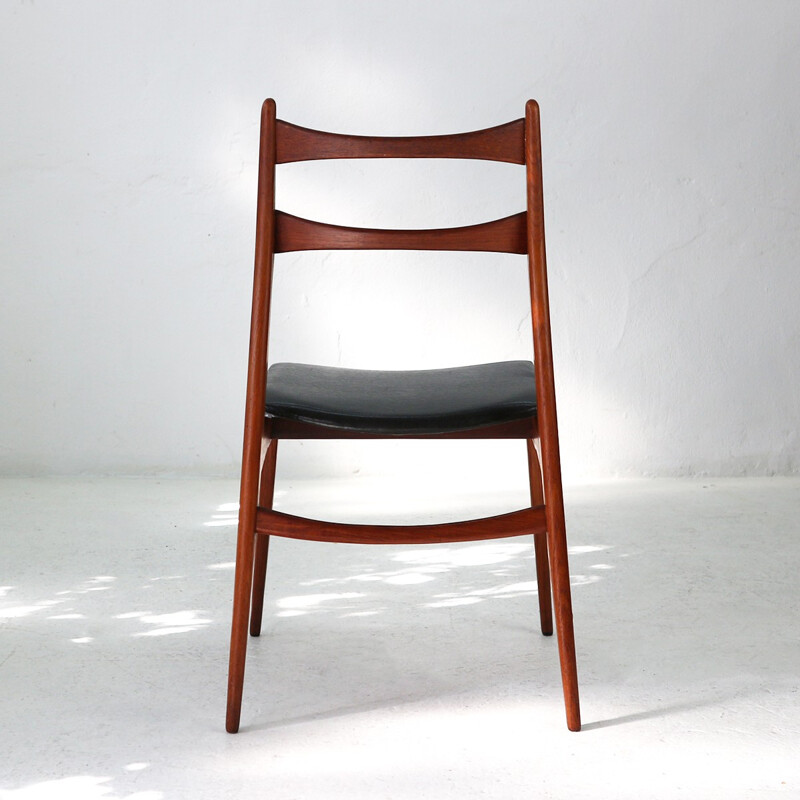 Set of 2 "Boomerang" dining Chairs in teak by Habeo - 1960s