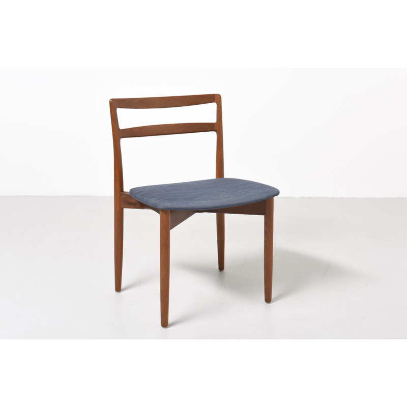 Suite de 6 chaises à repas en teck modèle 61 par Harry Østergaard pour AS Randers Møbelfabrik - 1950