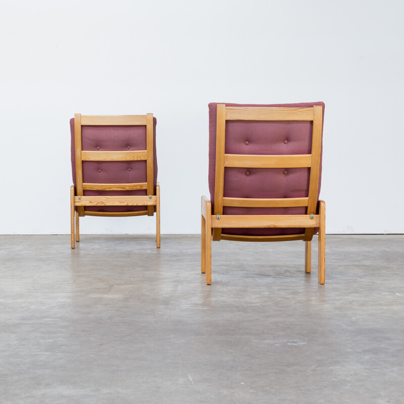 Set of two mid-century armchairs by Yngve Ekström for Swedese - 1970s