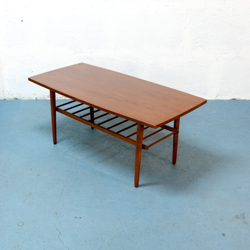 Table basse scandinave vintage 111cm - 1960