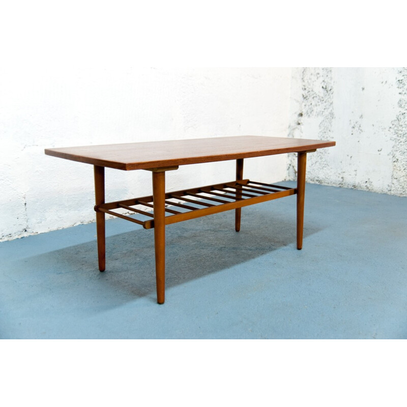 Mid-century Scandinavian coffee table 111cm - 1960s