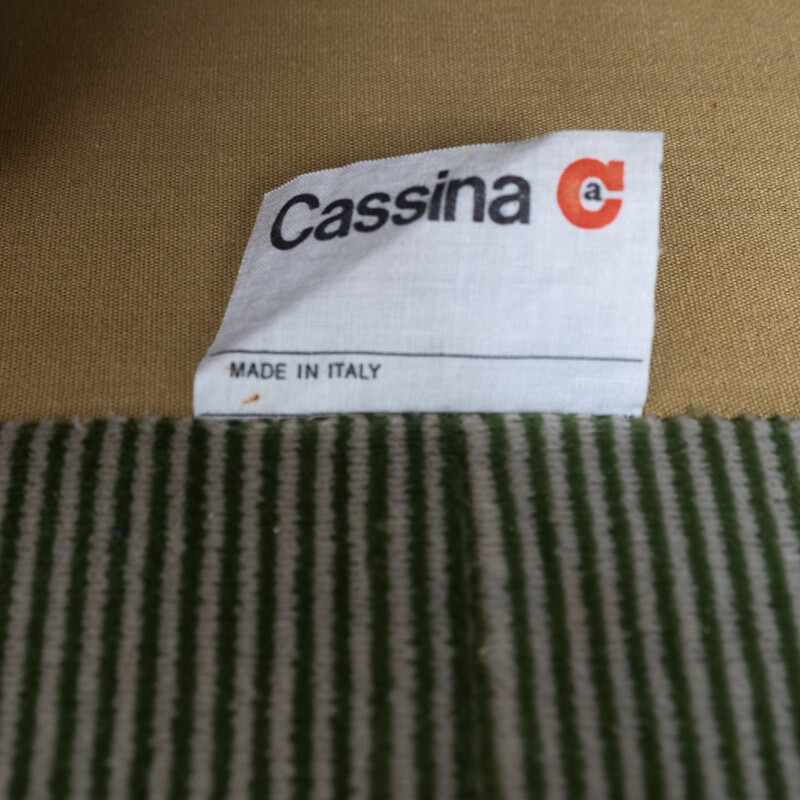 Canapé vert clair Maralunga par Cassina, Vico MAGISTRETTI - années 70