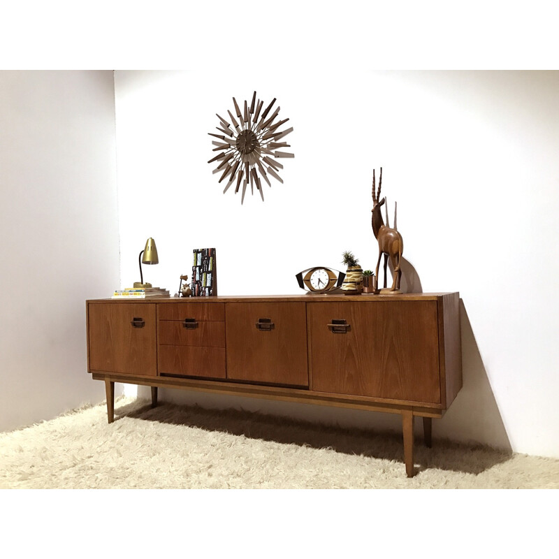 Mid Century Vintage Retro teak sideboard for Nathan Furniture - 1960s