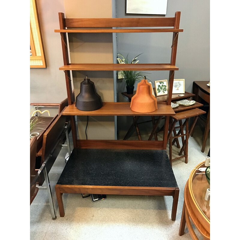 Mid Century vintage shelving unit for Guy Rogers Beverly Hills - 1960s