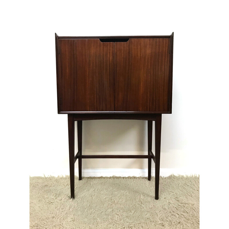 Mid Century afrormosia drinks cabinet by Richard Hornby for Fyne Ladye - 1960s