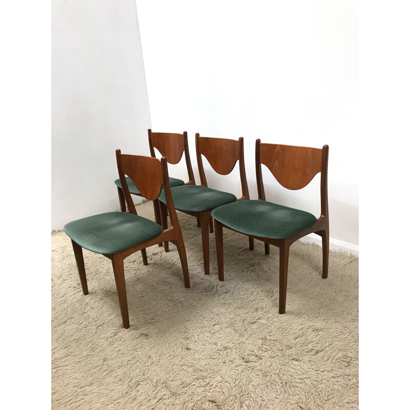 Retro Mid Century G Plan Brazilia dining chairs by Wilkins - 1970s