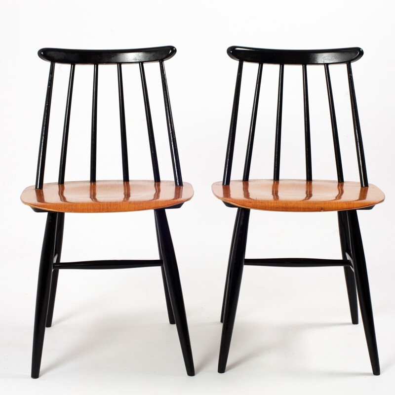Set of 4 Fanett chairs by Ilmari Tapiovaara - 1950s