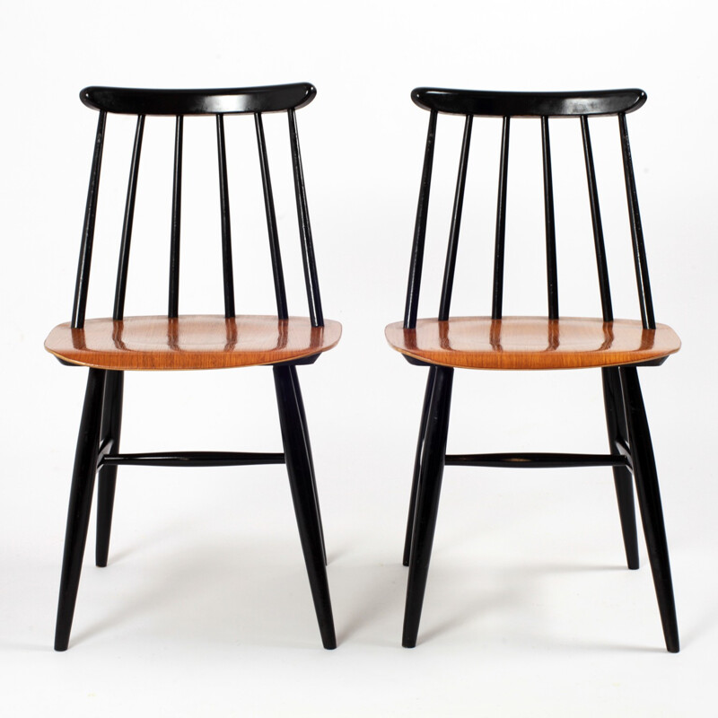 Set of 4 Fanett chairs by Ilmari Tapiovaara - 1950s