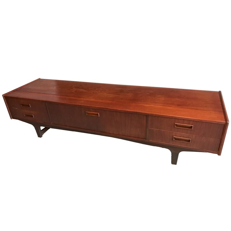 Vintage Teak Scandinavian Lowboard - 1950s