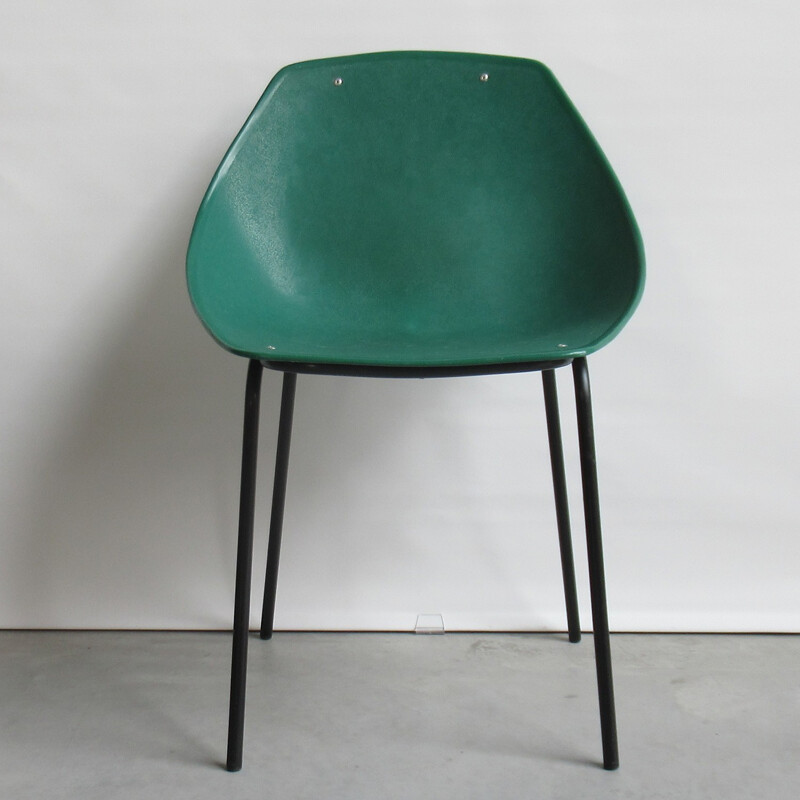 Chaise vintage modèle Coquillage de Pierre Guariche pour Meurop - 1960