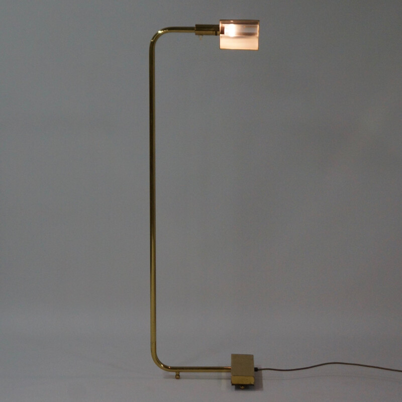 Vintage Brass Floor Lamp by Best & LLoyd, England - 1970s