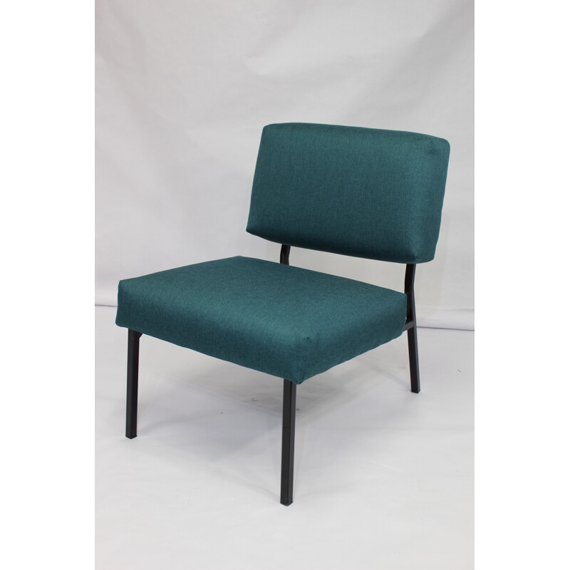 Vintage green armchair by Pierre Guariche - 1950s