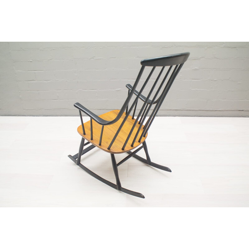 Vintage Grandessa Rocking Chair by Lena Larssen for Nesto - 1960s
