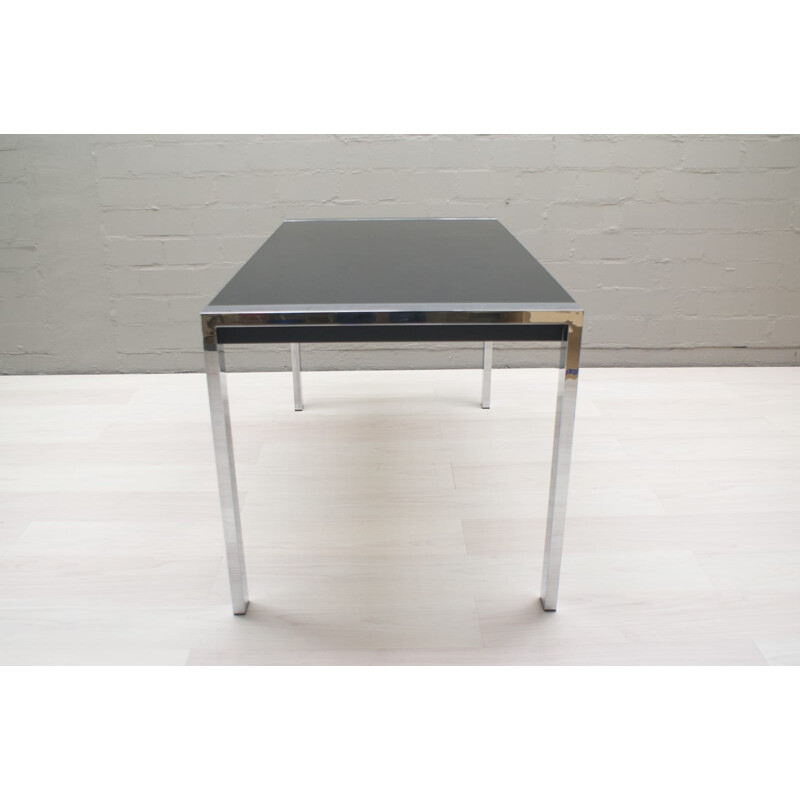 Vintage desk with Chromed metal Feet - 1970s