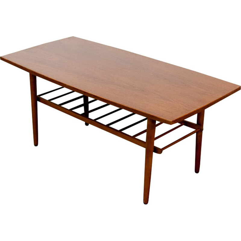 Table basse scandinave vintage 111cm - 1960