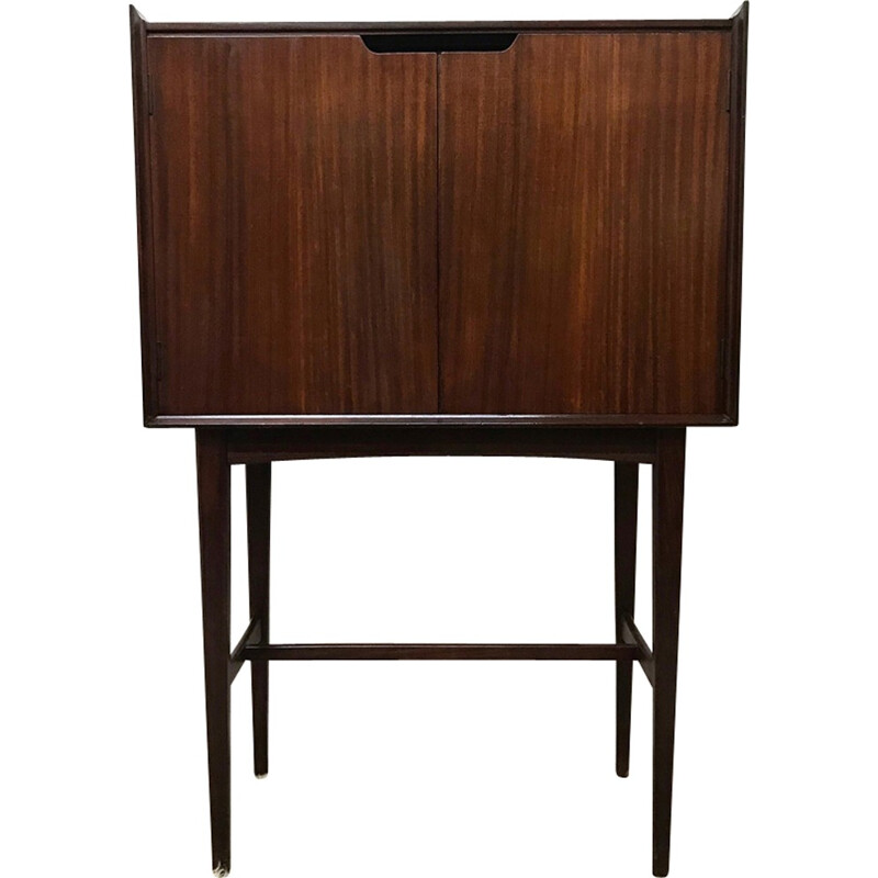 Mid Century afrormosia drinks cabinet by Richard Hornby for Fyne Ladye - 1960s