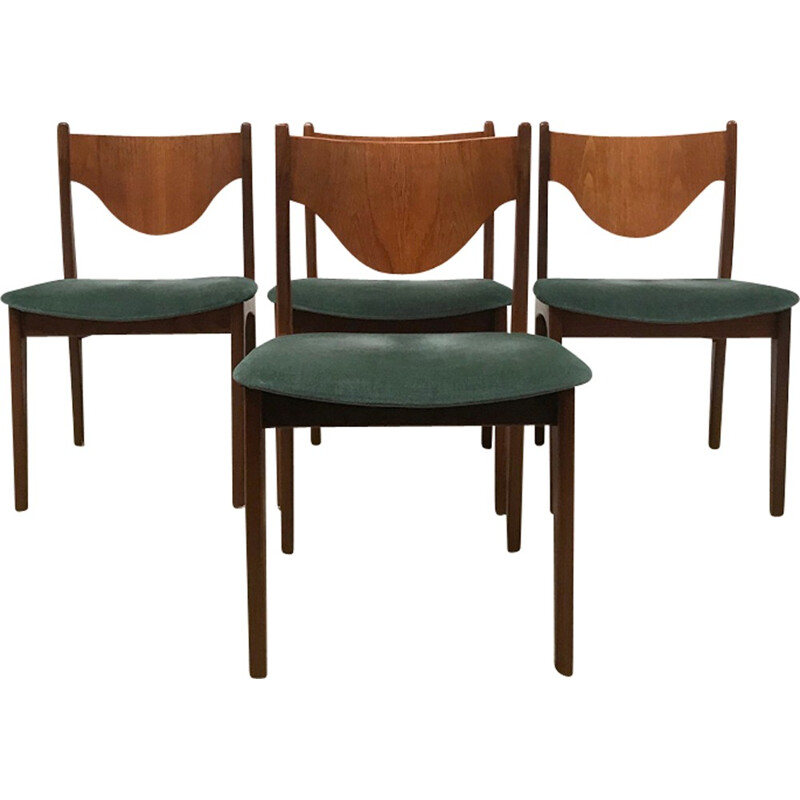 Retro Mid Century G Plan Brazilia dining chairs by Wilkins - 1970s