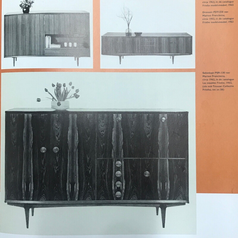 Vintage Rosewood PSR-130 Highboard by Marten Franckena for Fristho - 1962