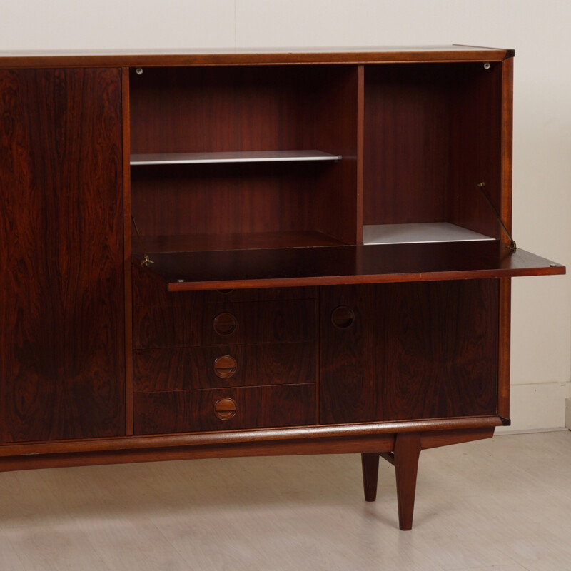 Vintage Rosewood PSR-130 Highboard by Marten Franckena for Fristho - 1962