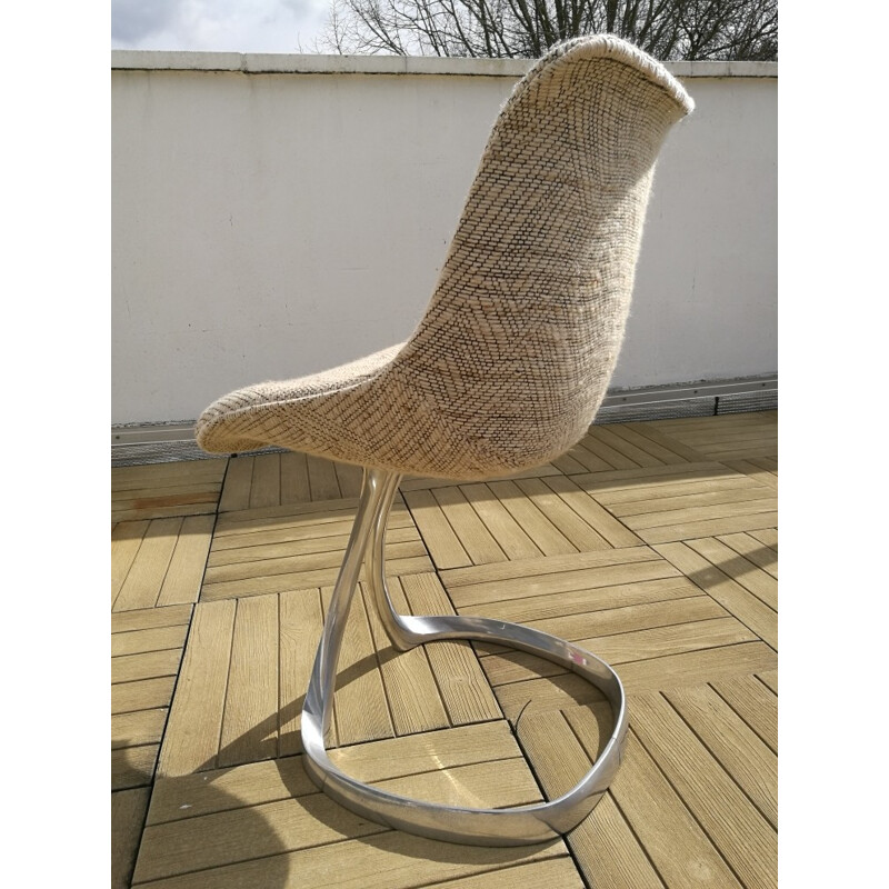 Hull shaped chair by Michel Charron - 1970s