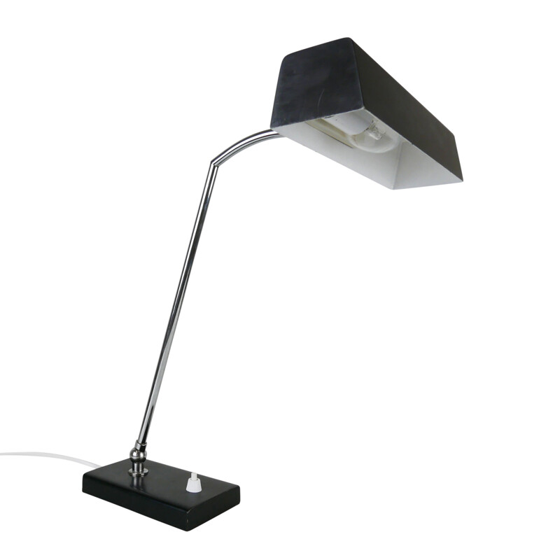 Lampe de bureau moderne noire réglable - 1970