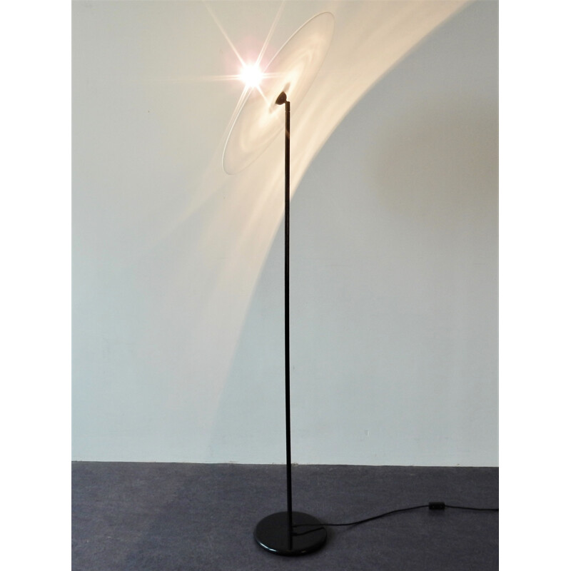 Disc Floor Lamp by Aldo Van Den Nieuwelaar for Nila Lights - 1970s