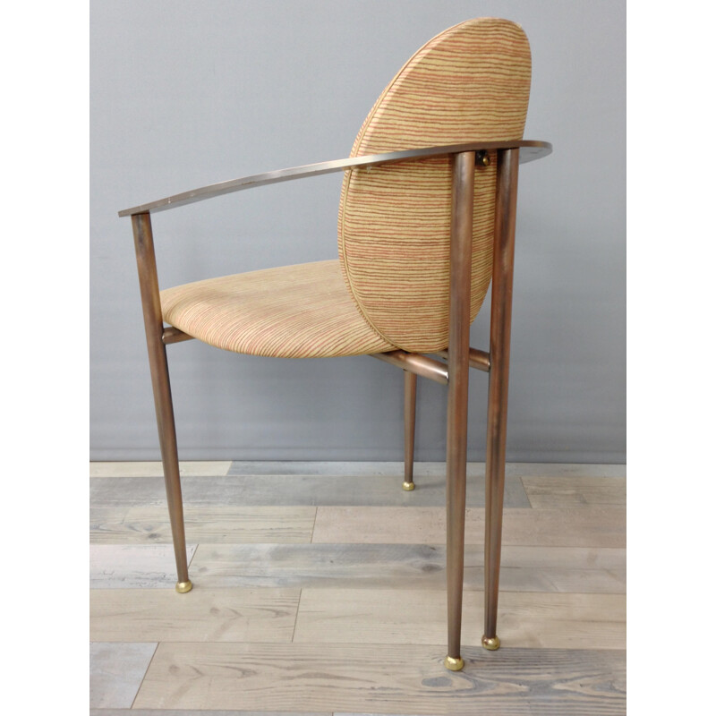 Suite de 4 fauteuils Belgo Chrom Design vintage - 1980