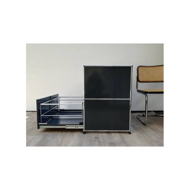 Mid-century Upright storage cabinet for USM Haller - 1980s