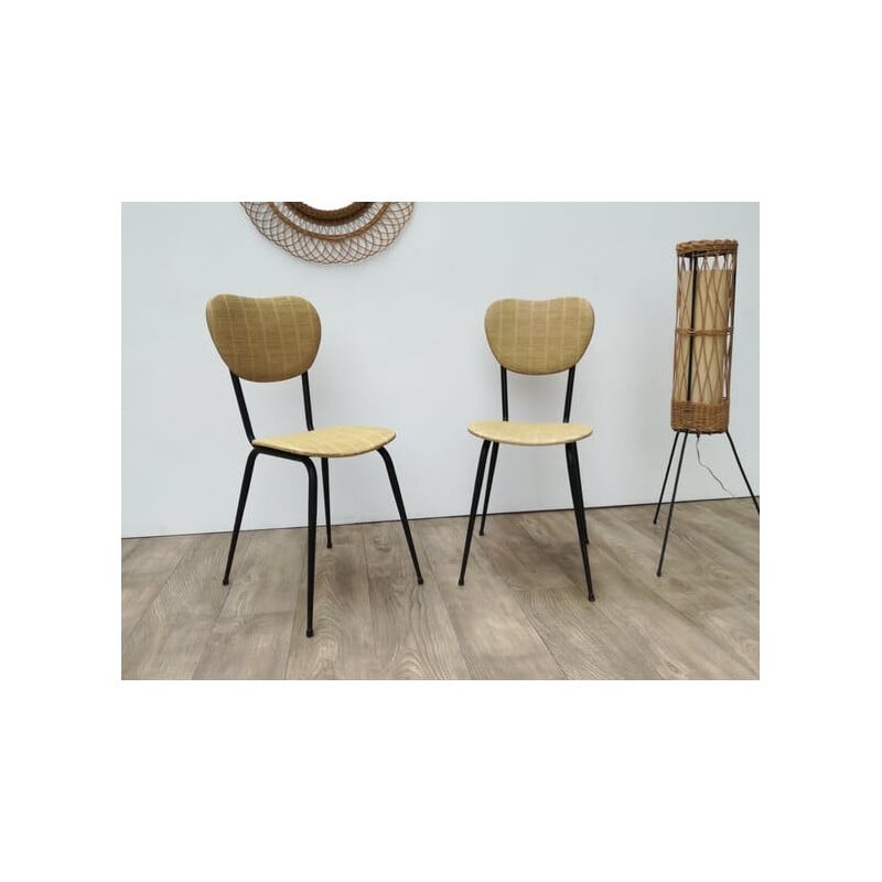 Paire de chaises vintage par Colette Gueden - 1960