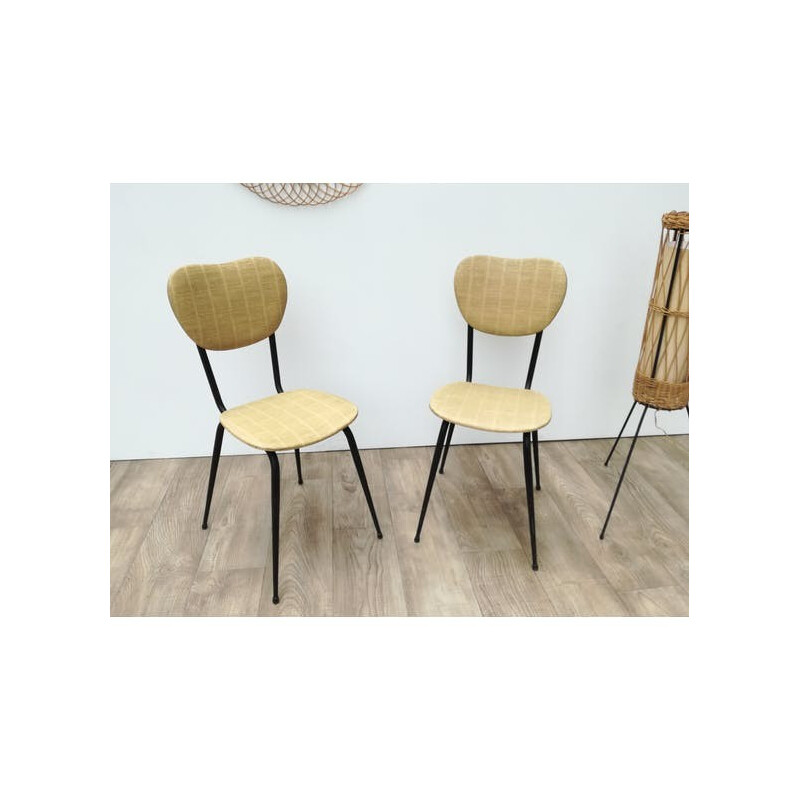 Vintage pair of chairs by Colette Gueden - 1960s