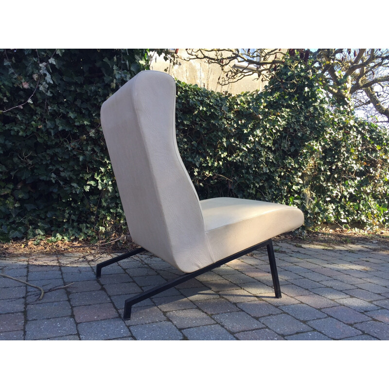 Vintage "miami" armchair by Pierre Guariche for Meurop - 1950s