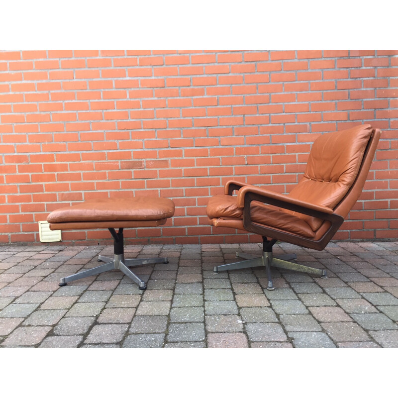 Vintage armchair "King" by André Vandenbeuck for Strässle - 1970s