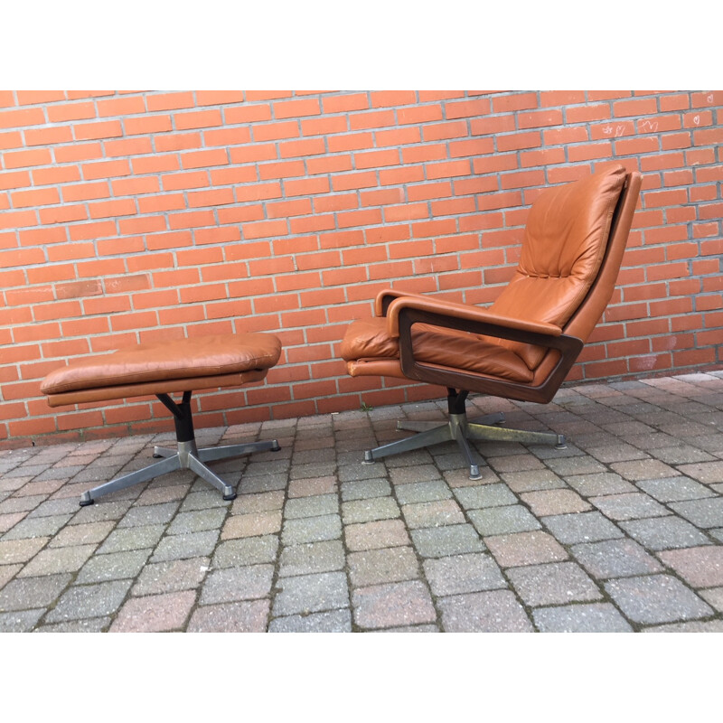 Vintage armchair "King" by André Vandenbeuck for Strässle - 1970s