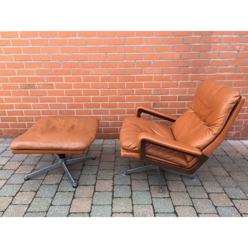 Vintage armchair "King" by André Vandenbeuck for Strässle - 1970s