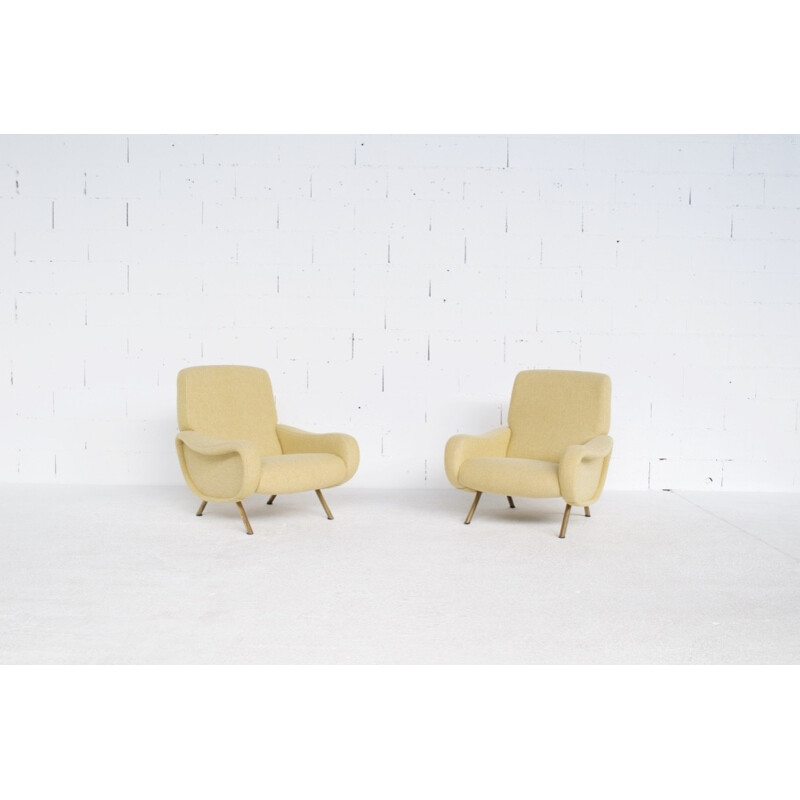 Pair of "Lady" armchair by Marco Zanuso for Arflex - 1950s